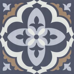 Peel and Stick Floor Tiles Self Adhesive Floor Tile, Vinyl Flooring Vintage Blue Waterproof Easy to Use, for Living room Bathroom Corridor 30x30 10pcs(0.9㎡)